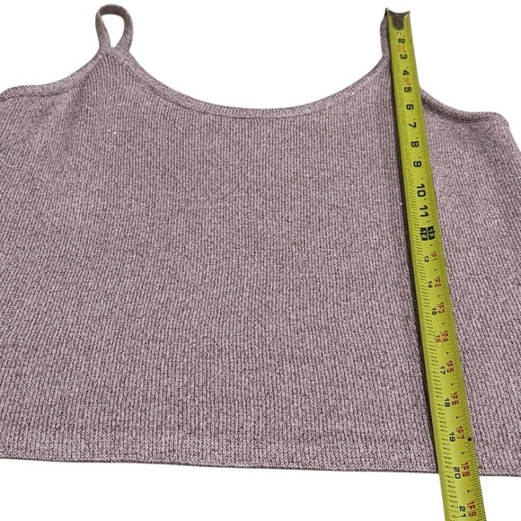 Vintage‎ Y2K St. John Collection Pink Sparkle Babydoll Tank Party Size M - Picture 10 of 10